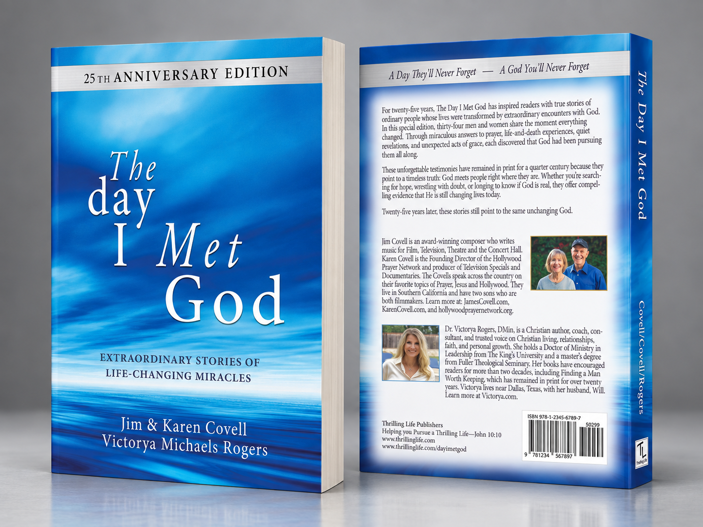 Front and back cover of The Day I Met God